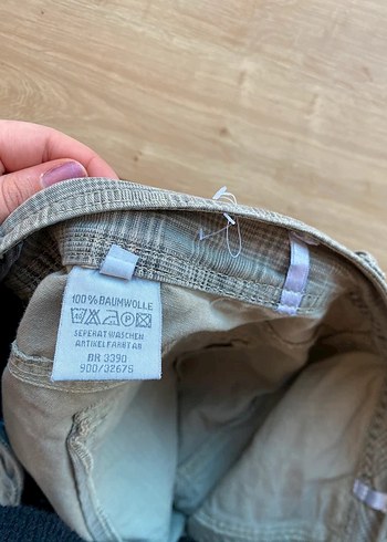 Bej Midi Kot Etek - Görsel 2