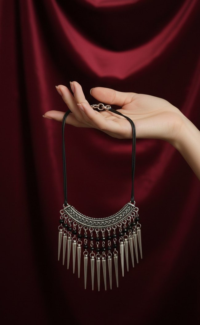 Bohem Uzun Boncuklu Kadın Kolye - Görsel 3