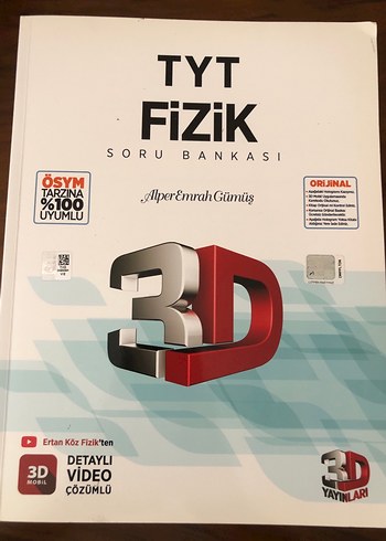 3D TYT Fizik Soru Bankası