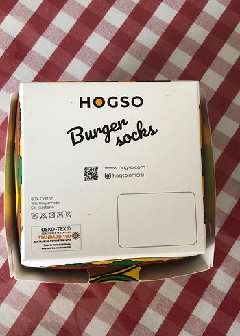 HOGSO Burger Socks 2 ÇİFT - Görsel 4