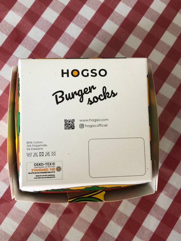 HOGSO Burger Socks 2 ÇİFT - Görsel 4