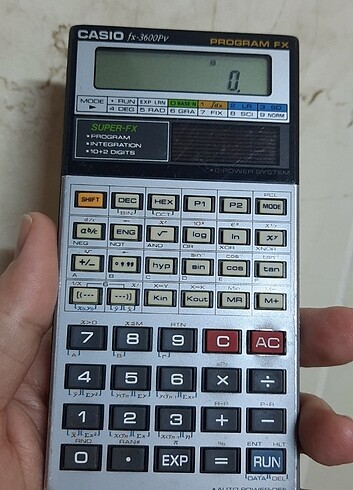 CASIO fx-3600Pv SLIM ( PROGRAM FX ) SOLAR HESAP MAKİNESİ