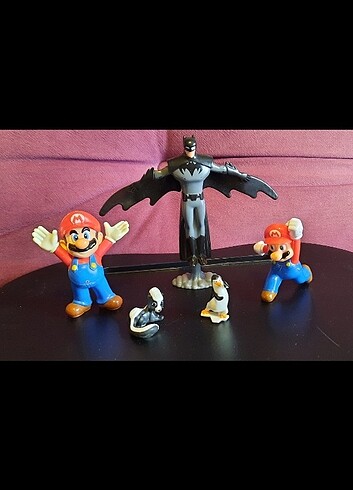 BATMAN ve SÜPER MARİO FİGÜR