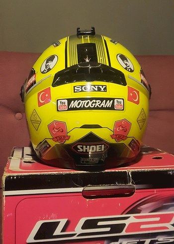 LS2 FF370 Shadow Neon Sarı ÇENE AÇILIR KASK L BEDEN - Görsel 4