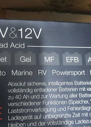 NOCO Genius G1100 6V/12V 40Ah Ultrasafe Akıllı Akü Şarj Cihazı - Görsel 8