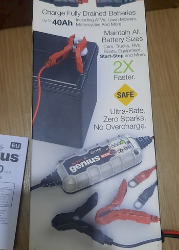 NOCO Genius G1100 6V/12V 40Ah Ultrasafe Akıllı Akü Şarj Cihazı - Görsel 6