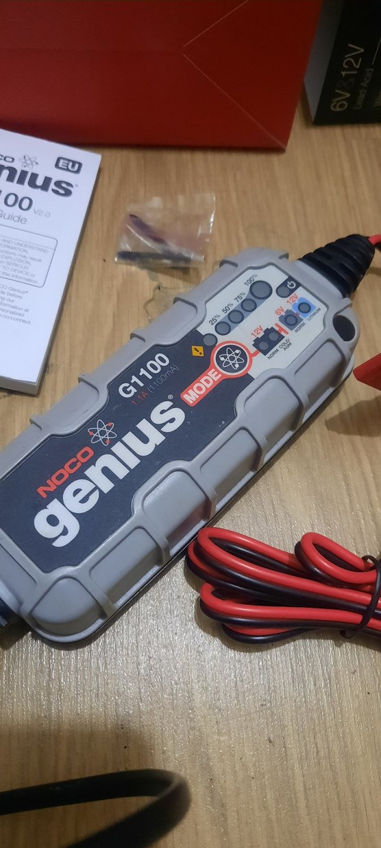 NOCO Genius G1100 6V/12V 40Ah Ultrasafe Akıllı Akü Şarj Cihazı - Görsel 2