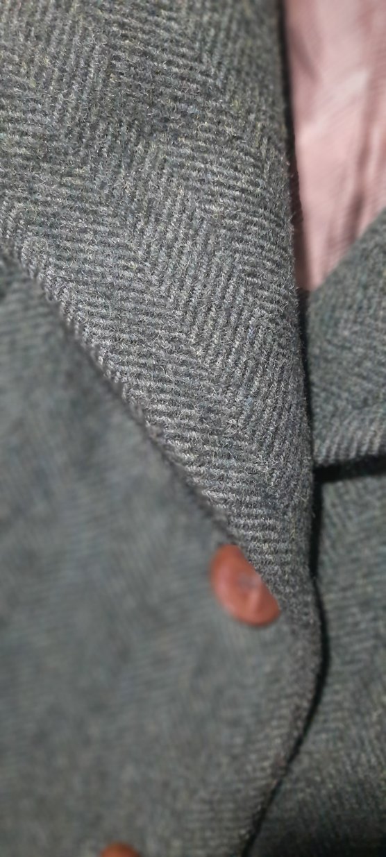 Düğmeli Yeşil Midi Yün Kadın Kaban - Görsel 3