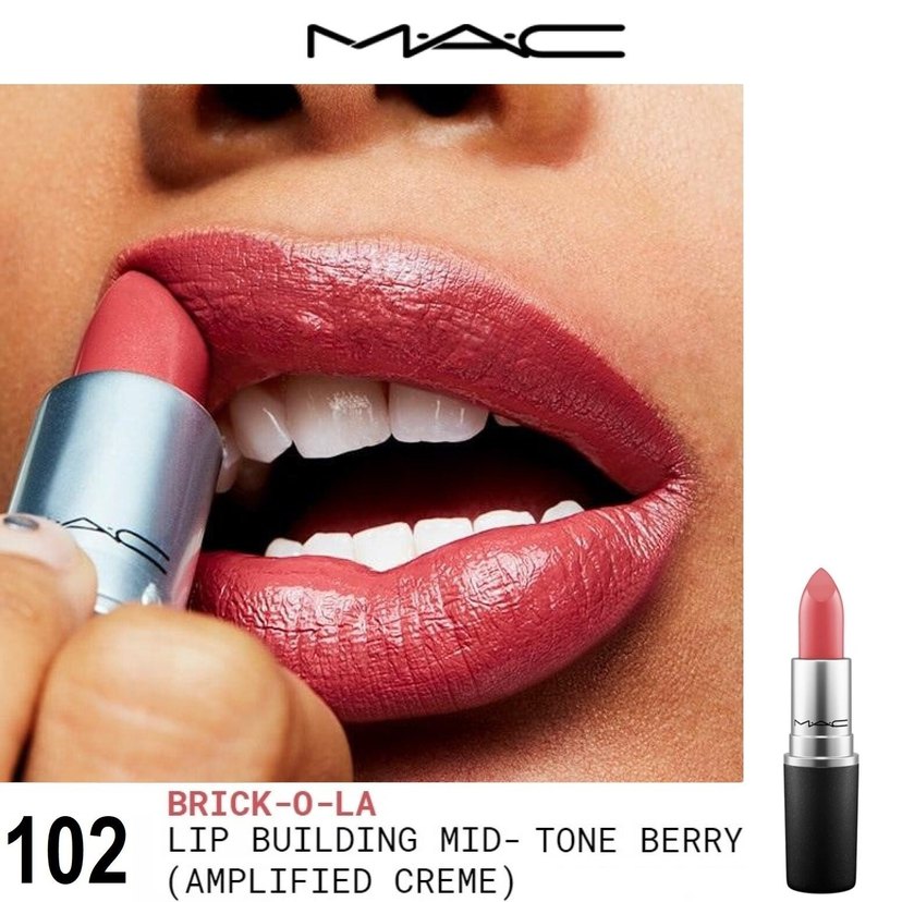 MAC BRICK-O-LA 102 Ruj - Görsel 5