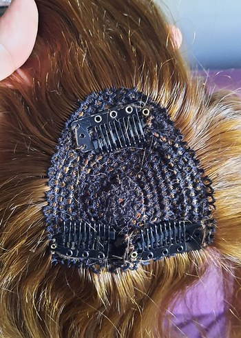 Gerçek saç tepelik kahkül - Görsel 3