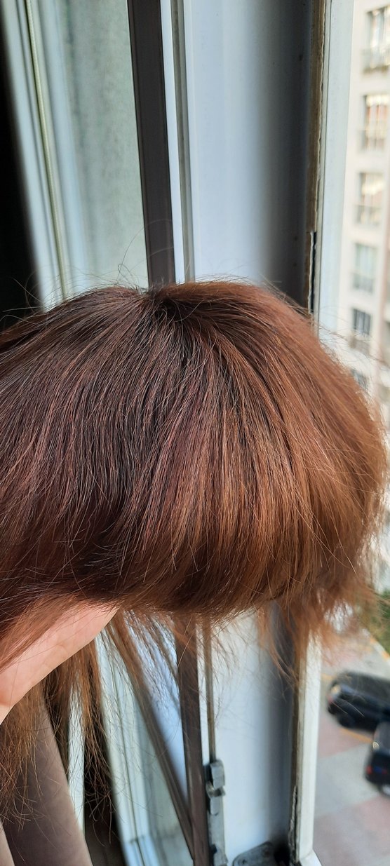 Gerçek saç tepelik kahkül - Görsel 2