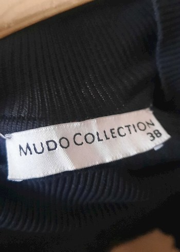 Sıfır Yakalı Mudo Kadın Triko Elbise - Görsel 4