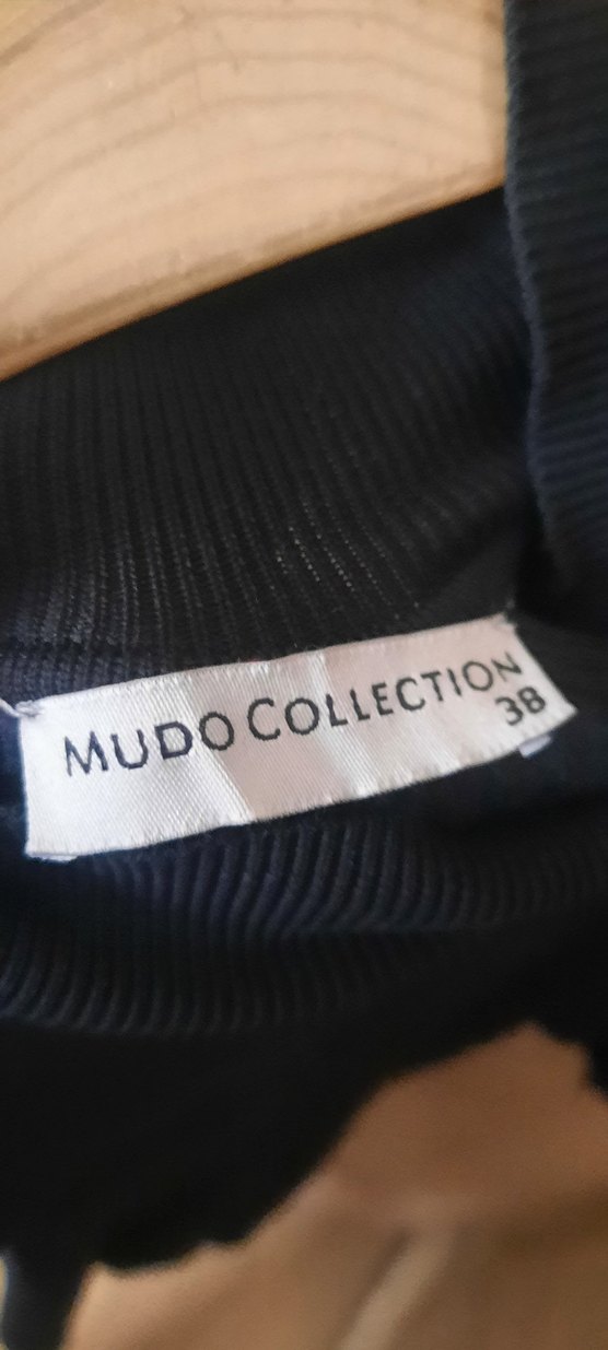 Sıfır Yakalı Mudo Kadın Triko Elbise - Görsel 4