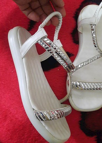 Taşlı harika Kadın Sandalet - Görsel 4