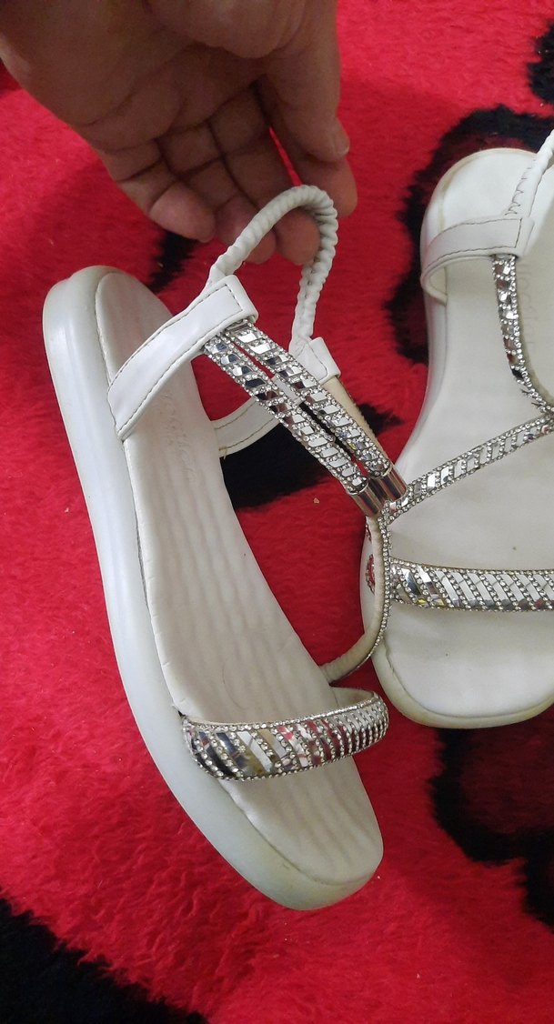 Taşlı harika Kadın Sandalet - Görsel 4