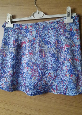 Düğme detaylı Mini Etek - Görsel 4