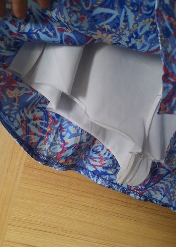 Düğme detaylı Mini Etek - Görsel 5