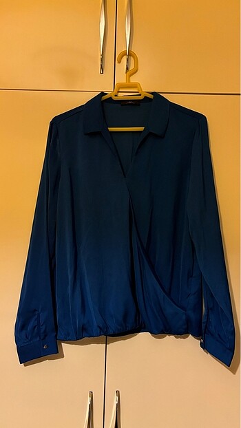 l Beden lacivert Renk Mavi Jeans Gömlek