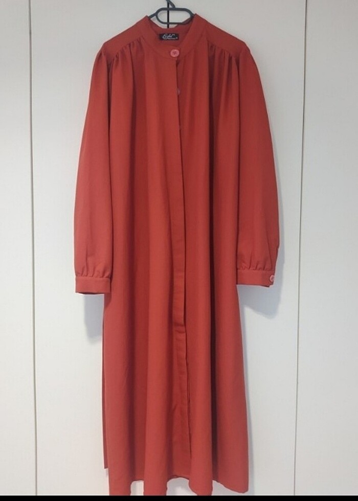 Turuncu Uzun Tunik - Görsel 3