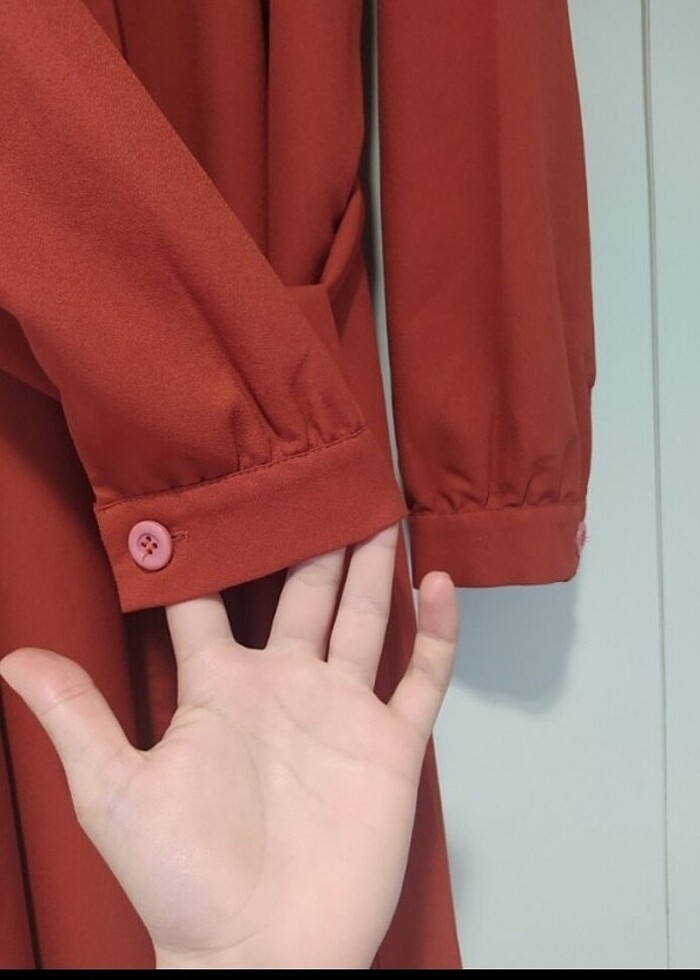 Turuncu Uzun Tunik - Görsel 4