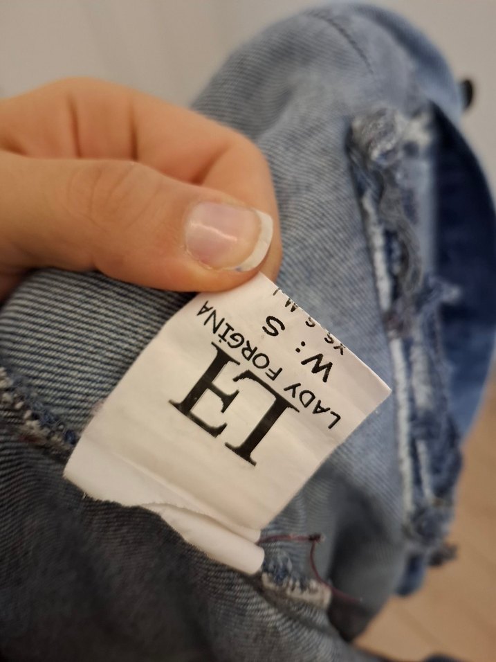 Kadın Mavi Oversize Kot Ceket - Görsel 4