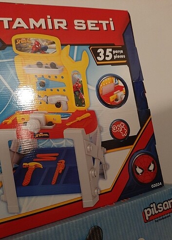 Erkek cocuk spidermanli tamir seti