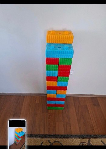Beden Renk Renkli Büyük Lego Blokları