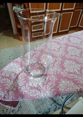 Şeffaf Cam Vazo 21 cm
