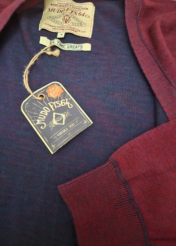 MUDO Bordo Düğmeli Erkek Yün Hırka - Görsel 3