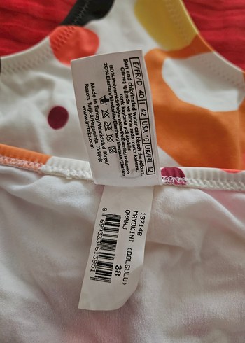 Pierre cardin 38 beden uyumlu sifir mayokini  dolgulu - Görsel 8