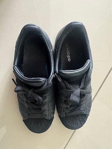 38,5 Beden siyah Renk Orijinal adidas superstar