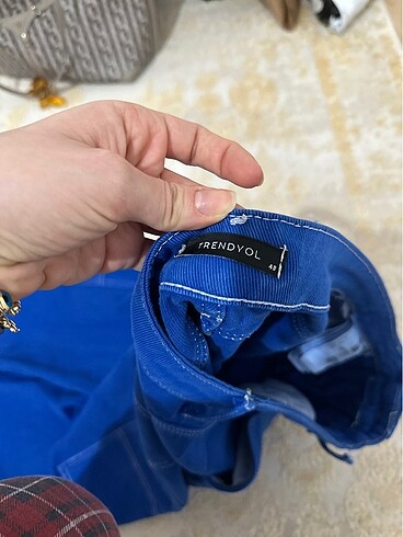 40 Beden mavi Renk pantolon