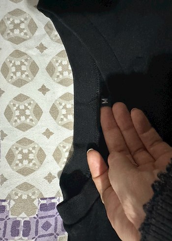 Siyah Kadın Salaş Crop Top - Görsel 2