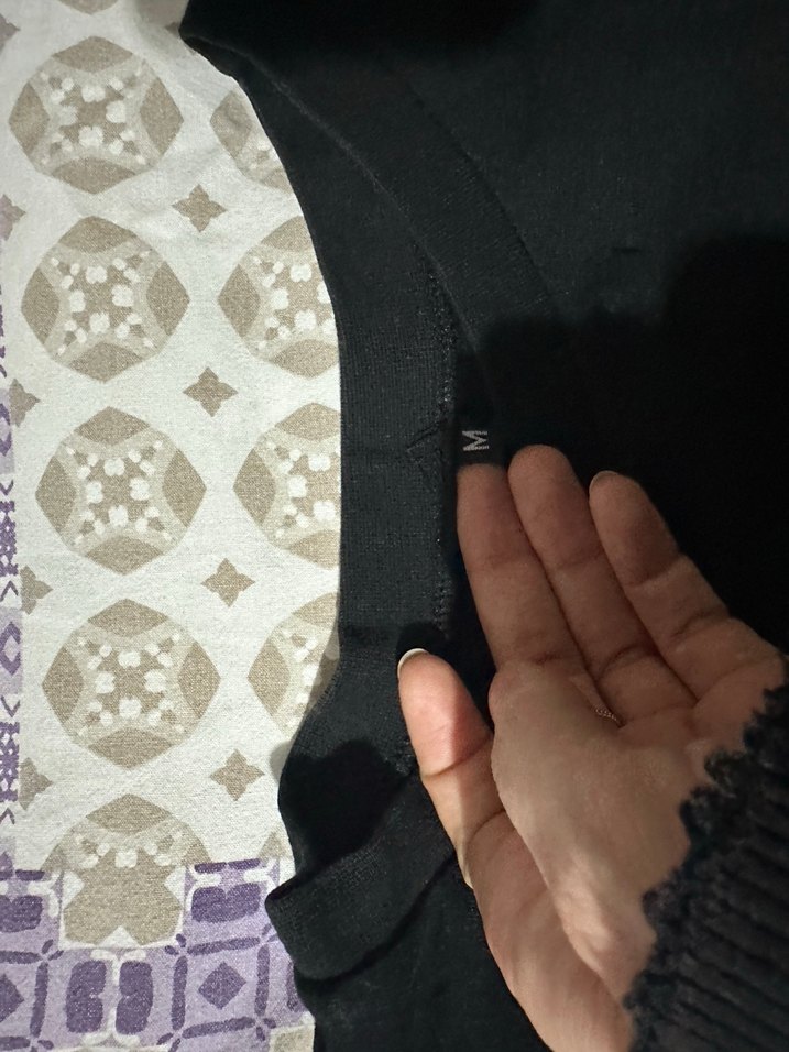 Siyah Kadın Salaş Crop Top - Görsel 2