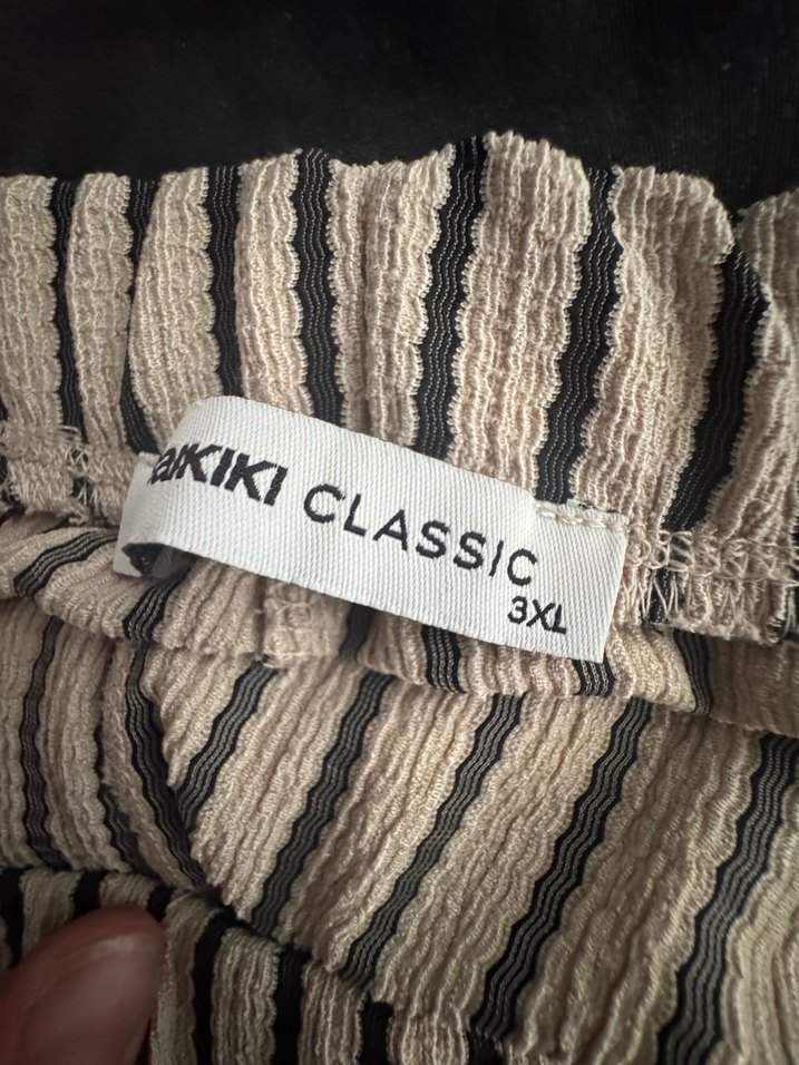 Bej Çizgili Kadın ikili takım - Görsel 5