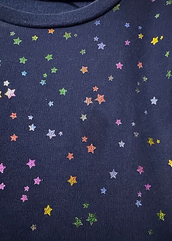 Çok Renkli Uzun Kollu Kız Elbisesi - Görsel 3