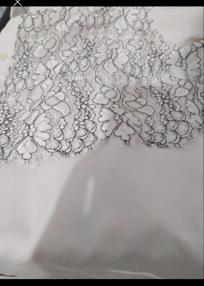 Lcw dantel detaylı gömlek - Görsel 4