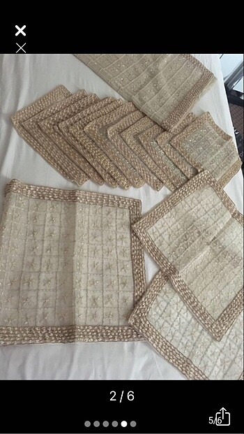 Boncuk işleme salon takımı - Görsel 2