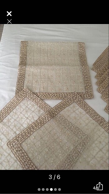 Boncuk işleme salon takımı - Görsel 3