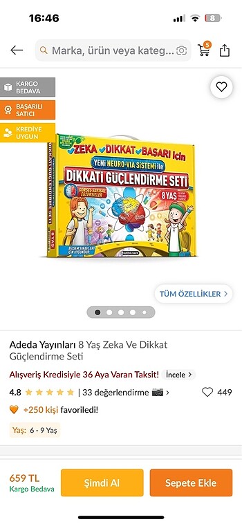 Dikkat geliştirme seti - Görsel 9