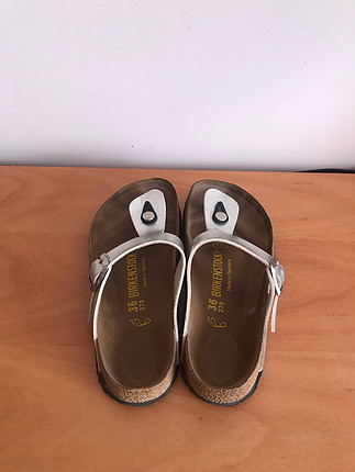 Birkenstock Gümüş Renk Terlik