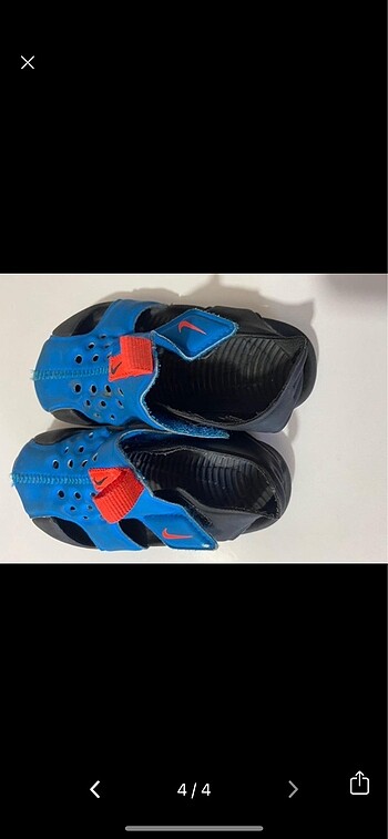 23 Beden mavi Renk Çocuk sandalet