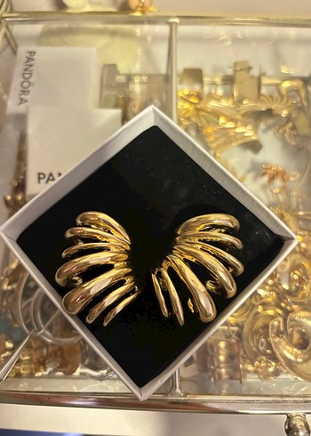 Gold küpe - Görsel 2