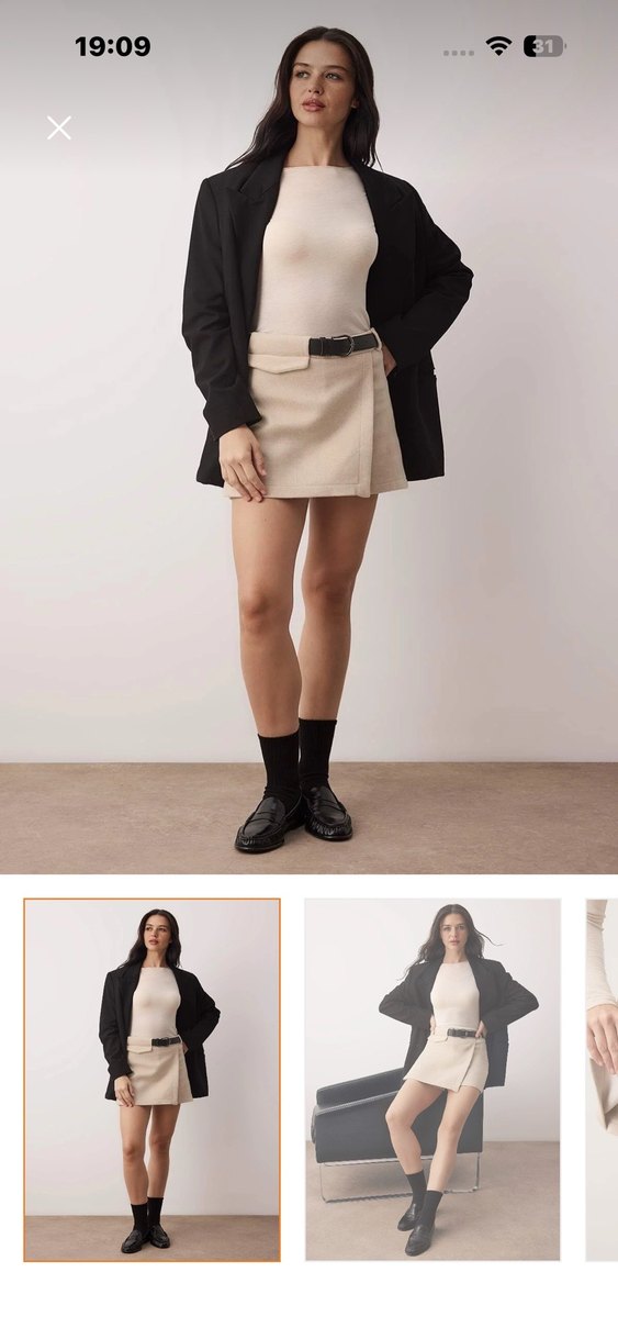 Milla şort etek - Görsel 2