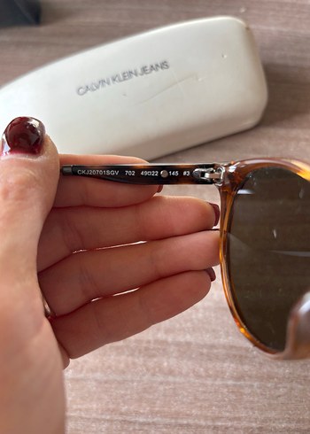 Calvin Klein Jeans Kahverengi Transparan Kadın Gözlüğü - Görsel 4