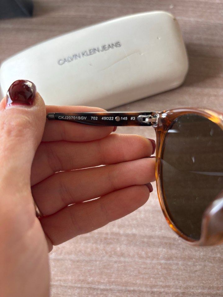 Calvin Klein Jeans Kahverengi Transparan Kadın Gözlüğü - Görsel 4