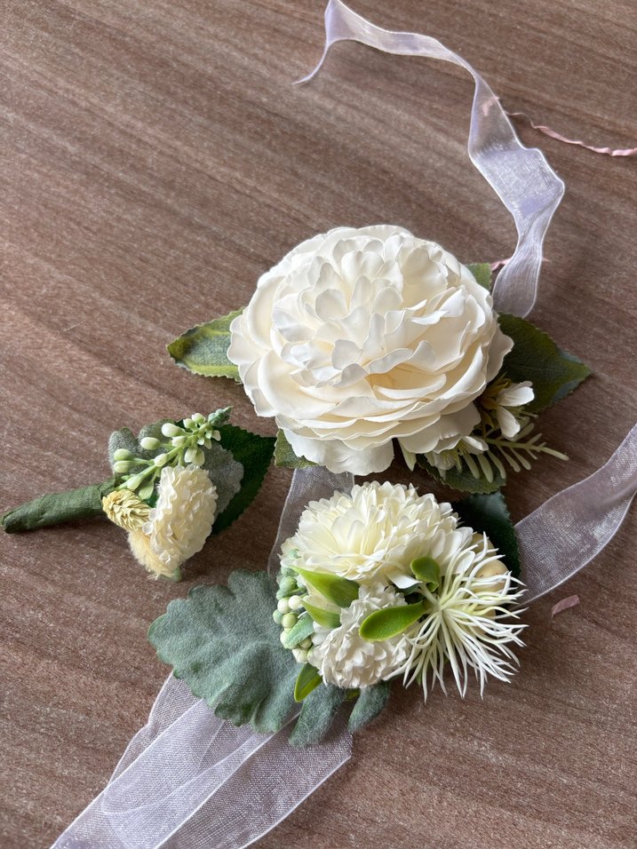 Dantel Detaylı Bohem Beyaz Gelin Aksesuarı - Görsel 3