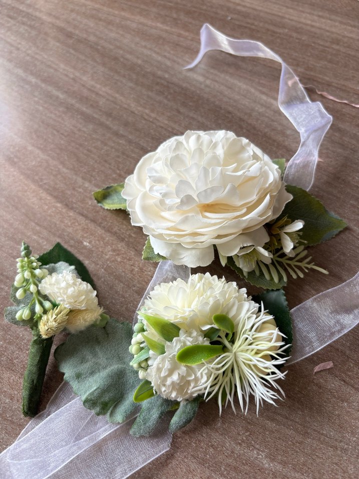 Dantel Detaylı Bohem Beyaz Gelin Aksesuarı - Görsel 4