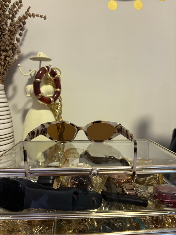 Leopar desenli Kadın Güneş Gözlüğü - Görsel 3