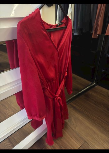 Zara Saten Mini tulum - Görsel 3